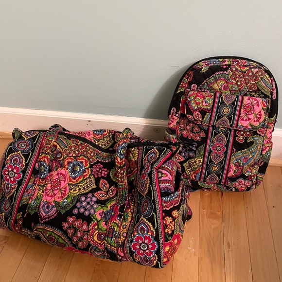Vera Bradley Duffel & Mini Backpack - Picture 1 of 9